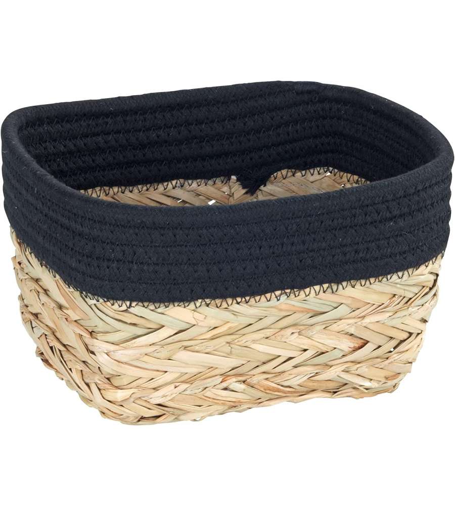 Cestino da bagno Rika S nero