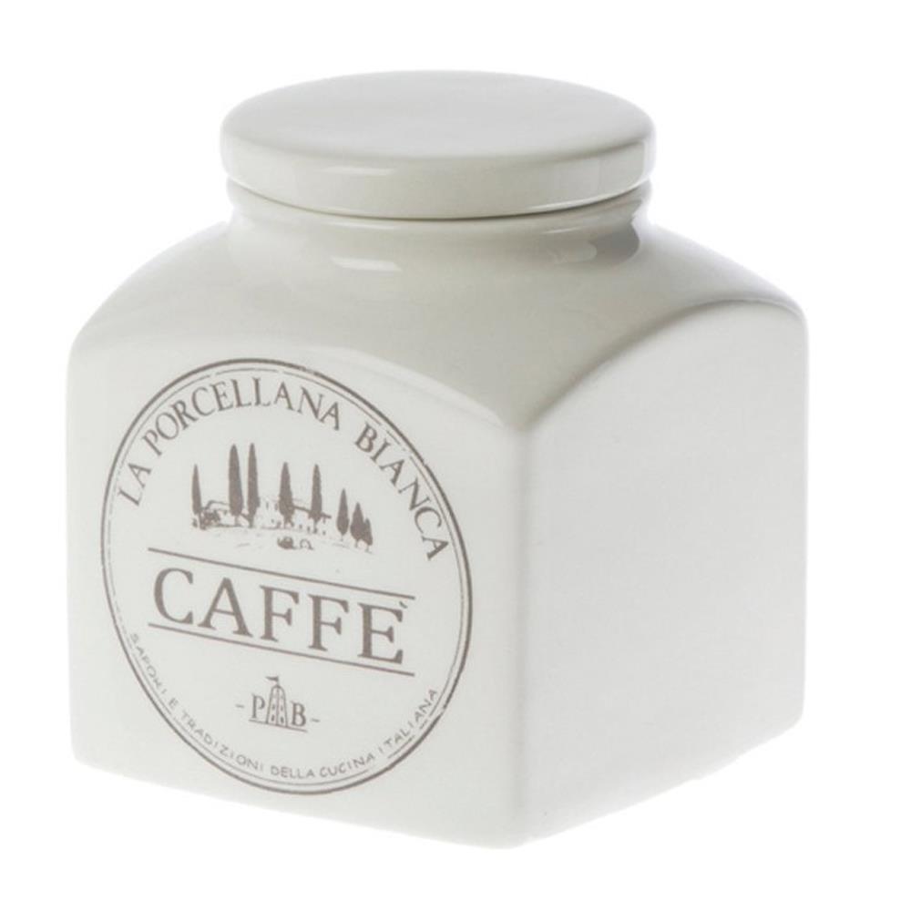 PORCELLANA BIANCA BARATTOLO CAFFE