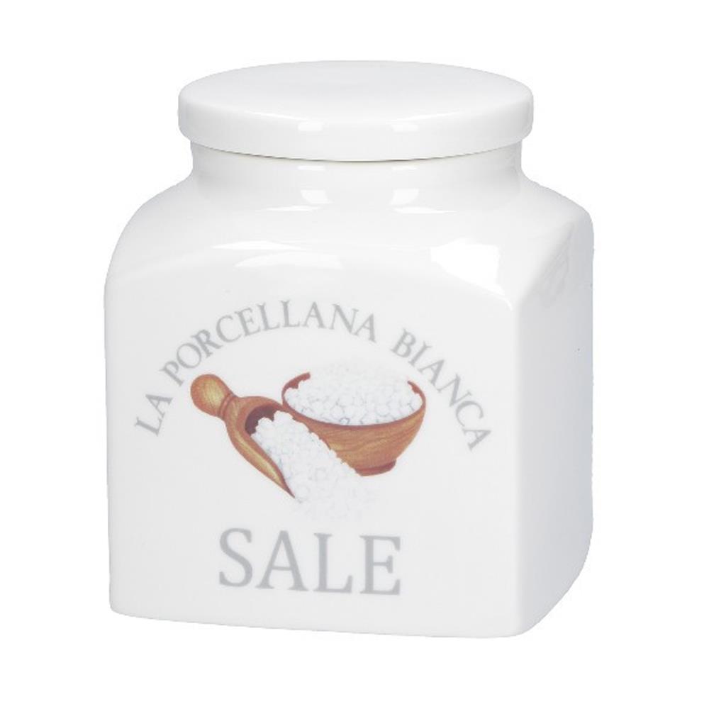 PORCELLANA BIANCA BARATTOLO SALE DECO