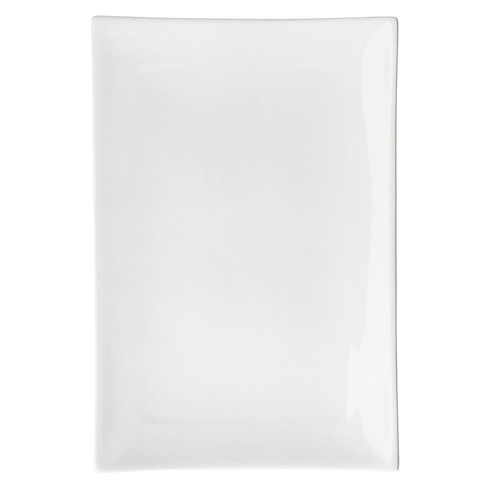 PORCELLANA BIANCA							 							PIATTO RETTANGOLARE ESSENZIALE GOURMET