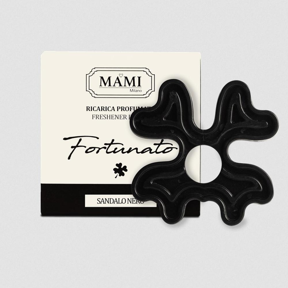 MAMI MILANO REFILL DIFFUSORE AUTO FORTUNATO SANDALO NERO