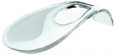 50 Poggiamestolo Bicolore trasparente per bomboniera