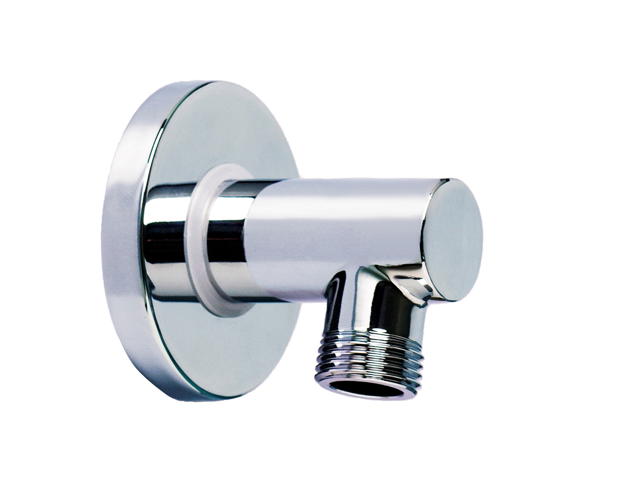 Presa Acqua Arredo Tonda 1/2 Ottone Cromato-54174