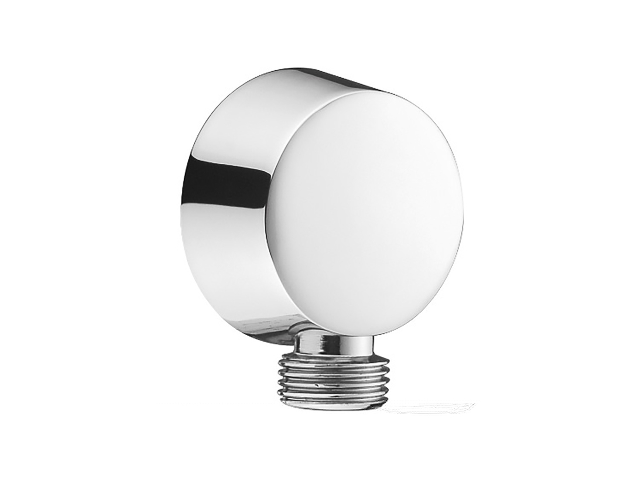 Presa Acqua Tonda Piatta 1/2 Ottone Cromato-54175