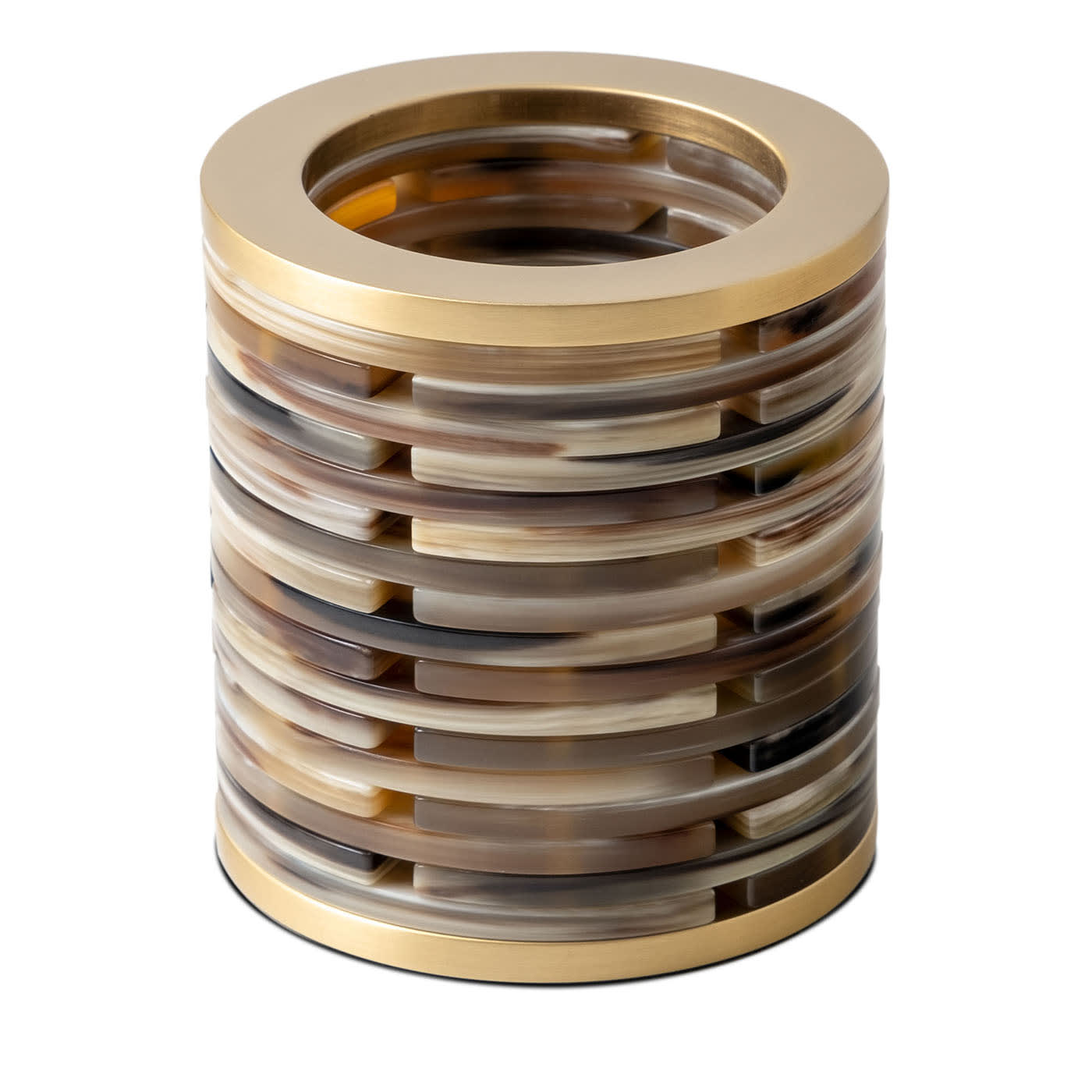 Portapenne rotondo in corno #2