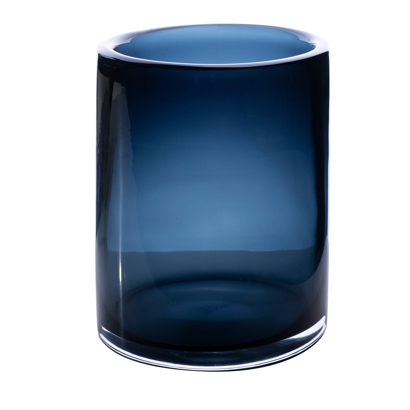 Vaso piccolo Cilindro - Lucido - Blu profondo