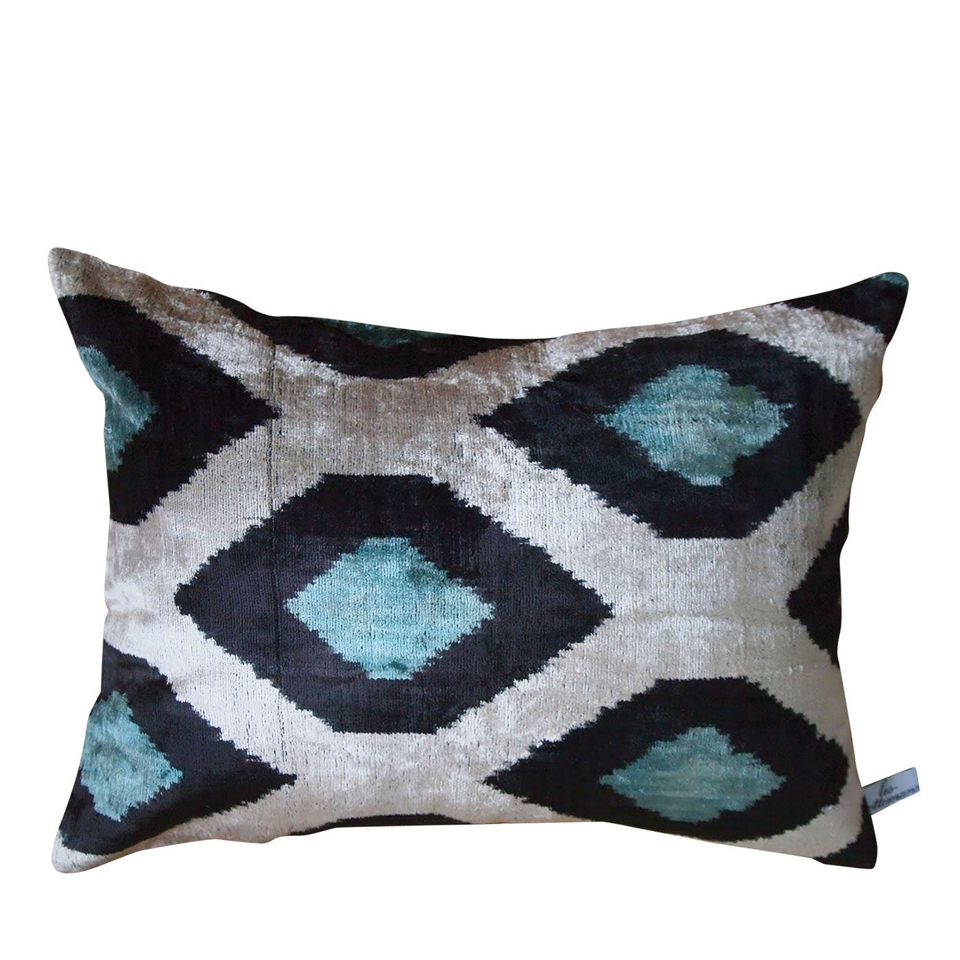 Cuscino in velluto Silk Ikat N. 116