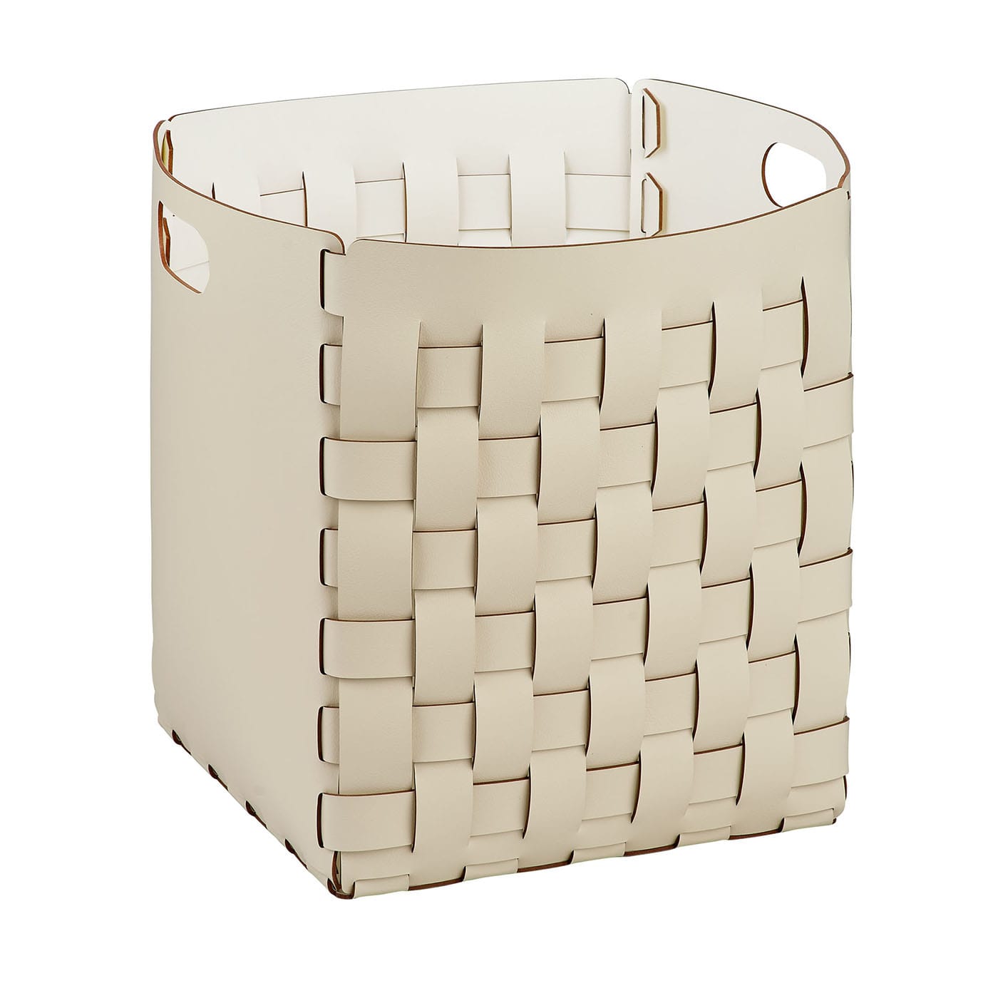 Bottega Panna Cotta/Cestino multiuso bianco di E. Borovkova