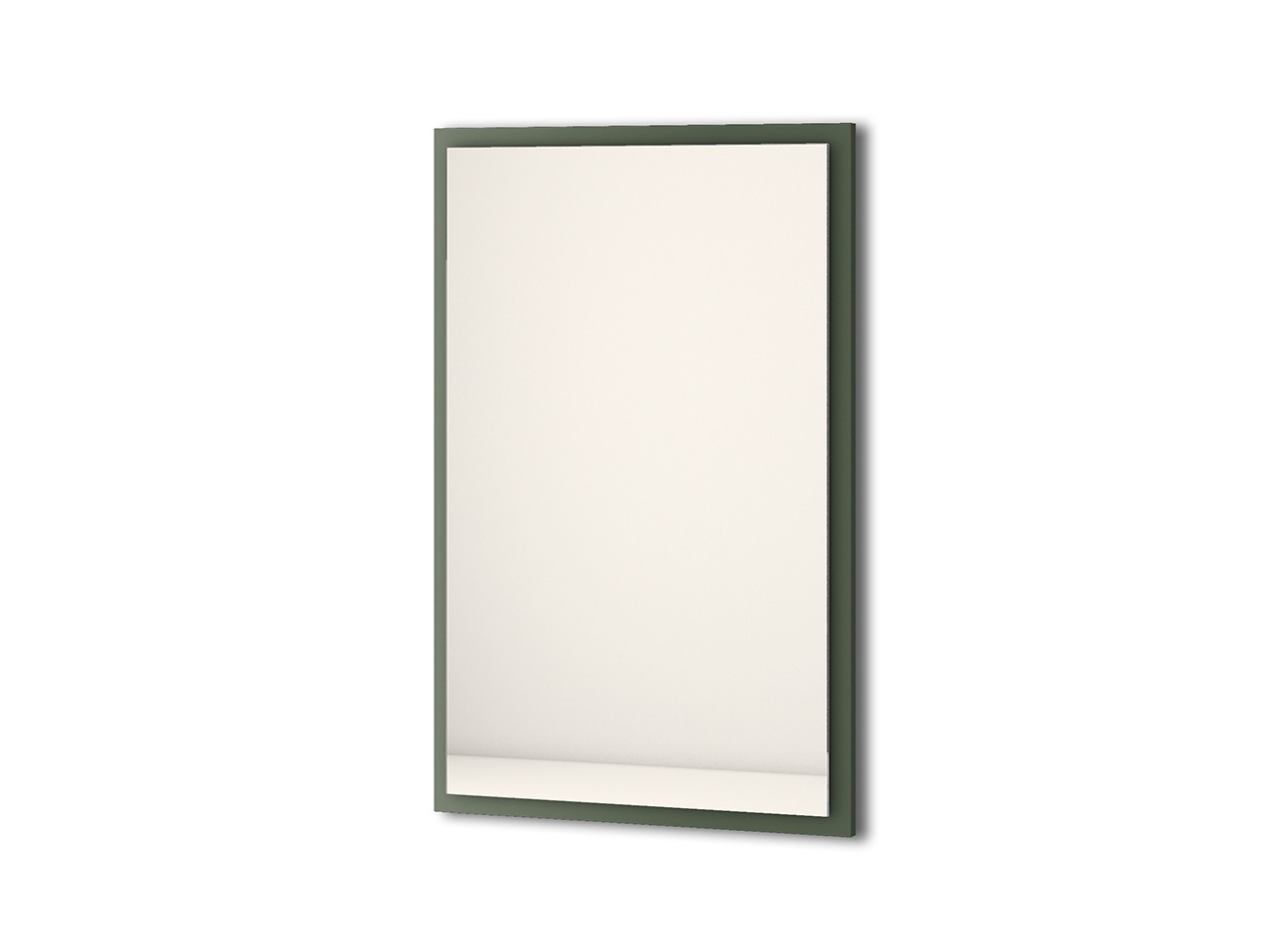Specchio Bagno con Luce Led Classic 90x59 cm Verde Salvia Opaco-70871