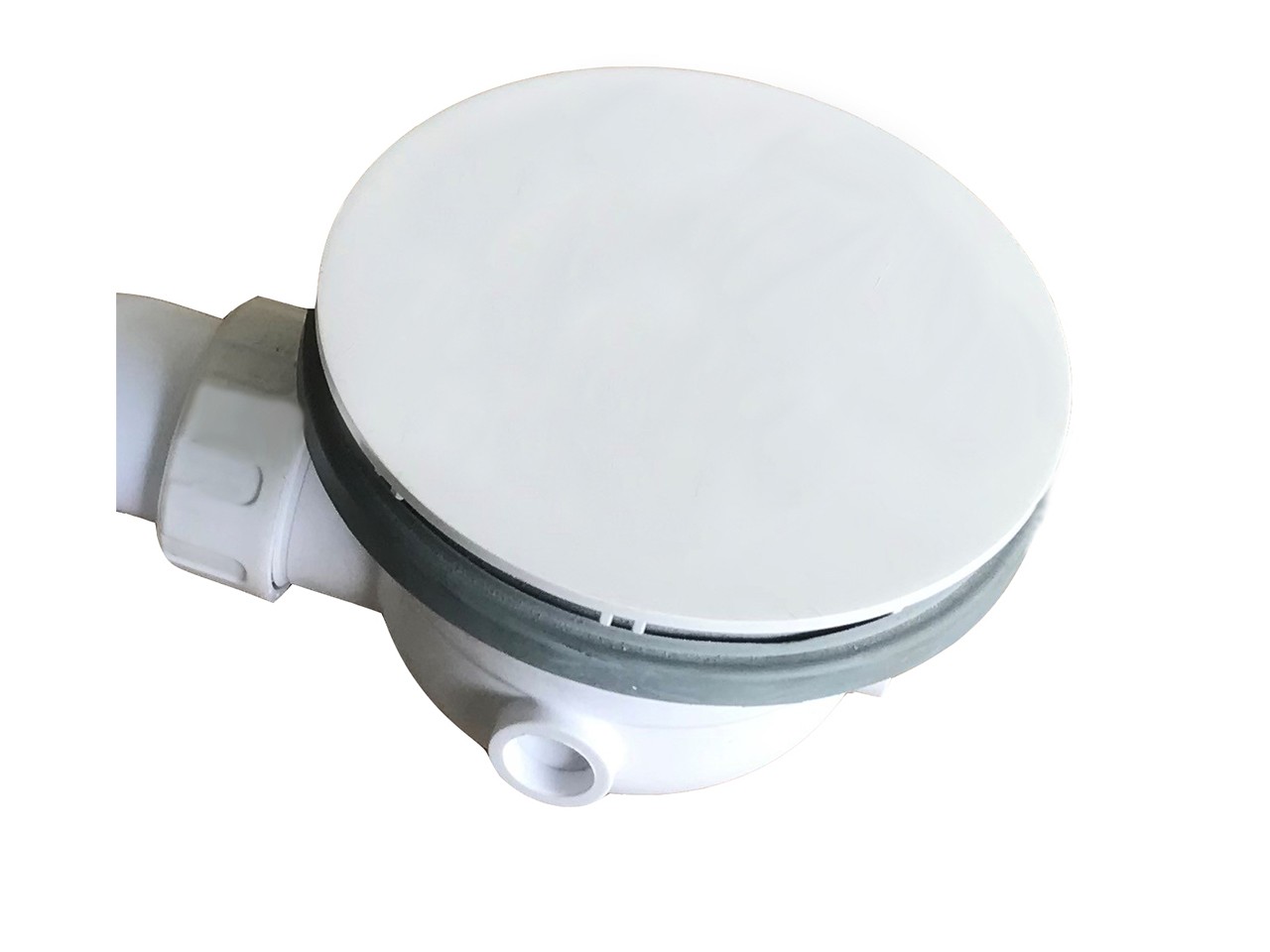 Piletta Doccia Puro Ø90 mm Cotone Bianco Opaco-71693