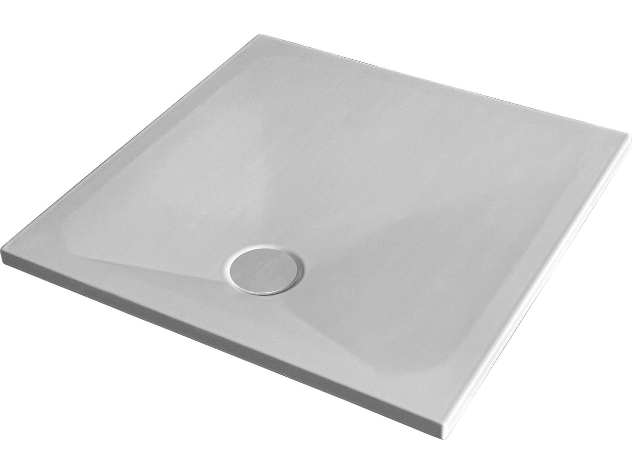 Piatto Doccia Puro Quadrato 90x90 Cotone Bianco Opaco-71666