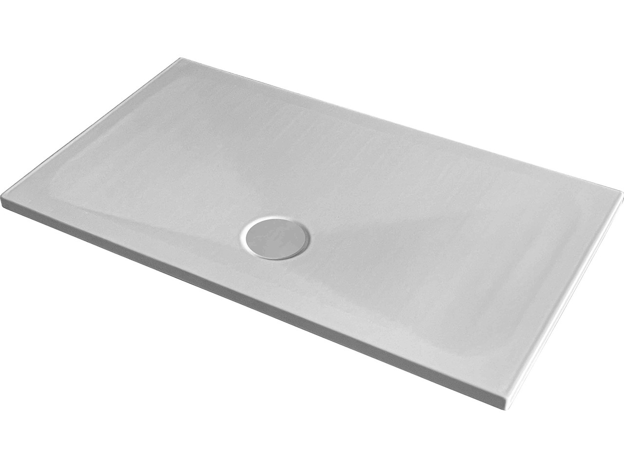 Piatto Doccia Puro Rettangolare 120x70 Cotone Bianco Opaco-71669