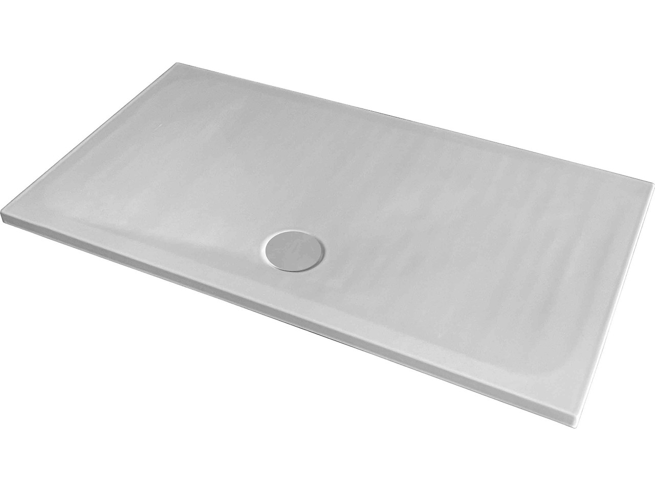 Piatto Doccia Puro Rettangolare 140x80 Cotone Bianco Opaco-71692