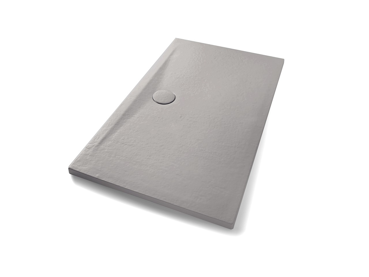 Piatto Doccia Appia Rettangolare 140x80 in Ceramica Effetto Pietra Grigio Opaco-71742