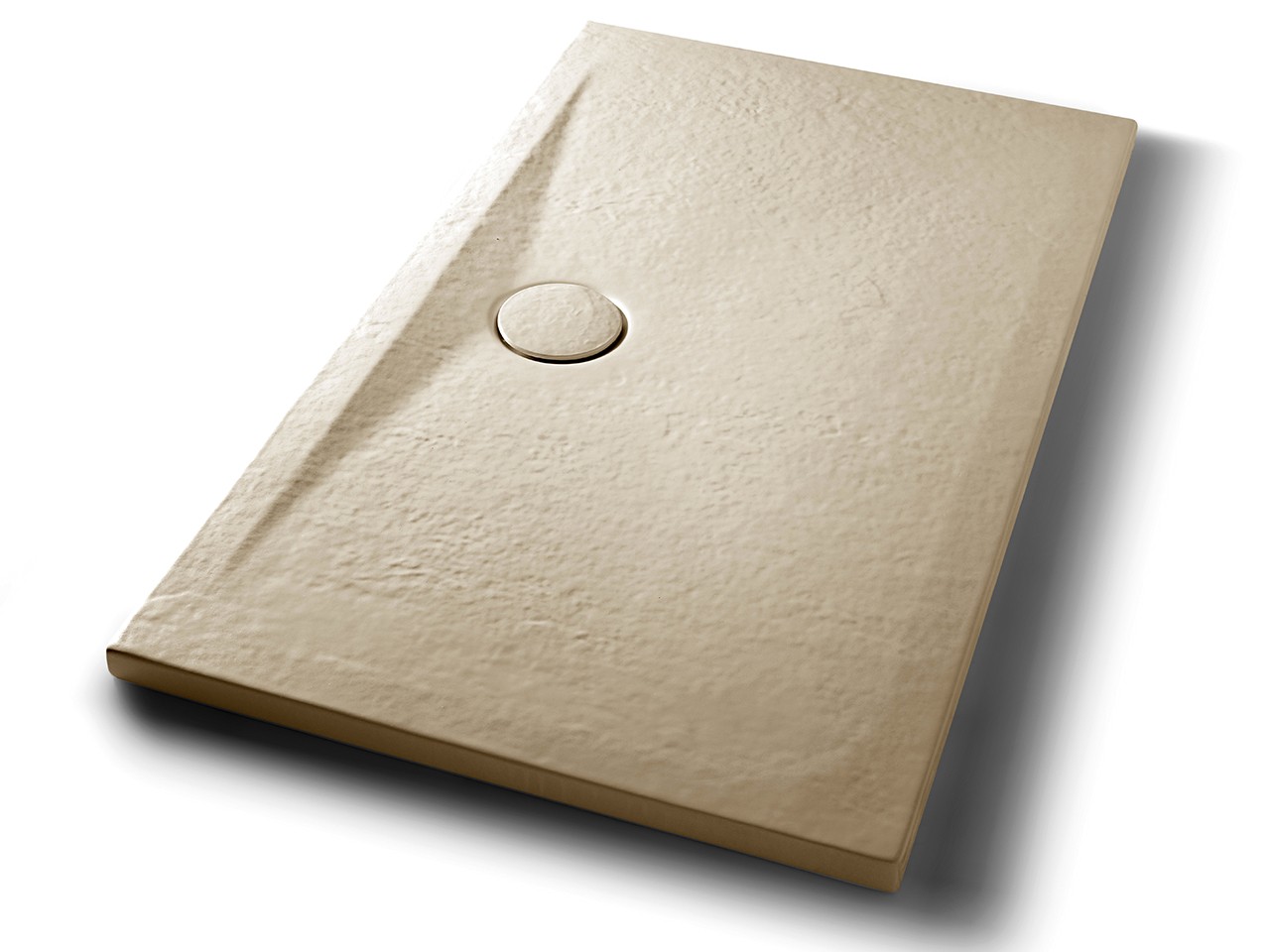 Piatto Doccia Appia Rettangolare 120x70 in Ceramica Effetto Pietra Beige Opaco-71759