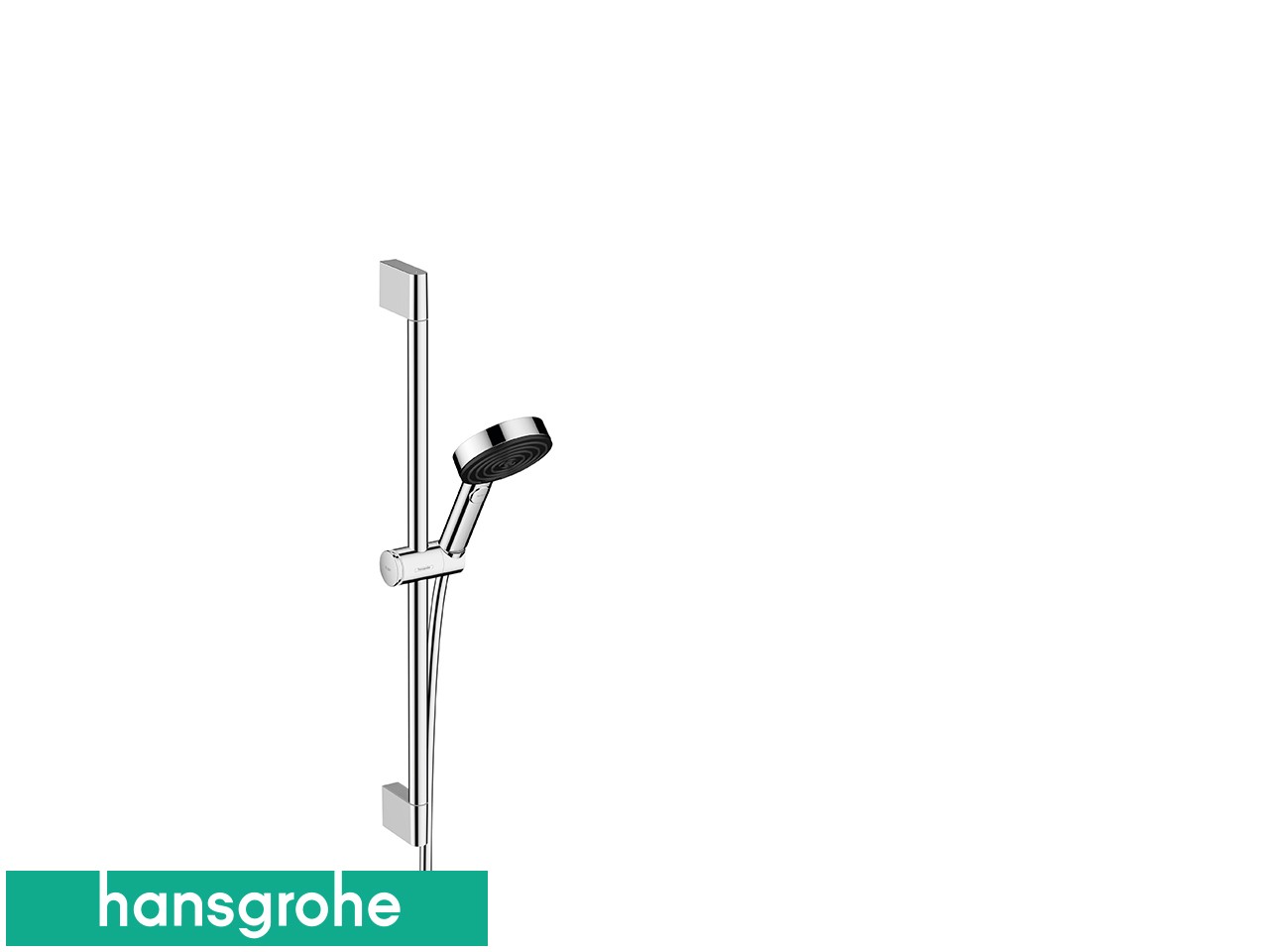 Saliscendi con Doccetta Pulsify S Hansgrohe Cromo 3 Getti-72754