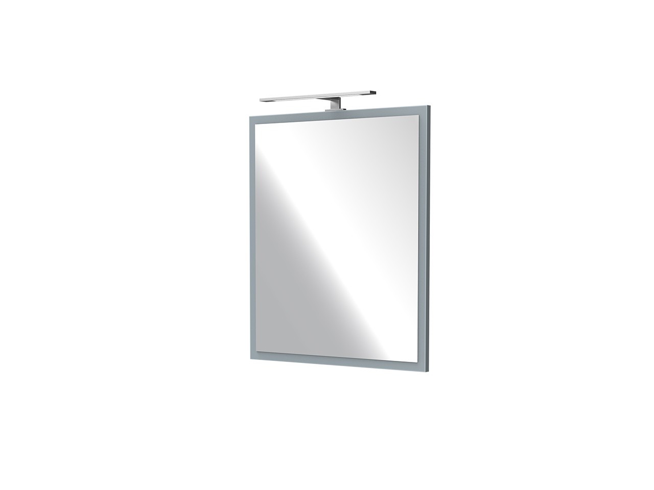Specchio CAMPIGLIO 60xH70 cm con Cornice Grigio Opaco-76865