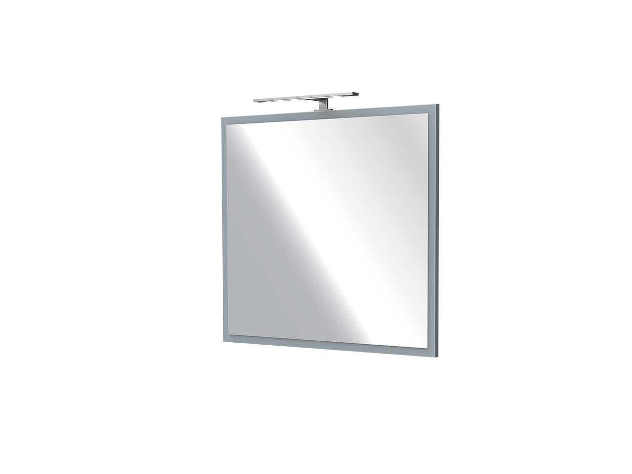 Specchio CAMPIGLIO 80xH70 cm con Cornice Grigio Opaco-76870
