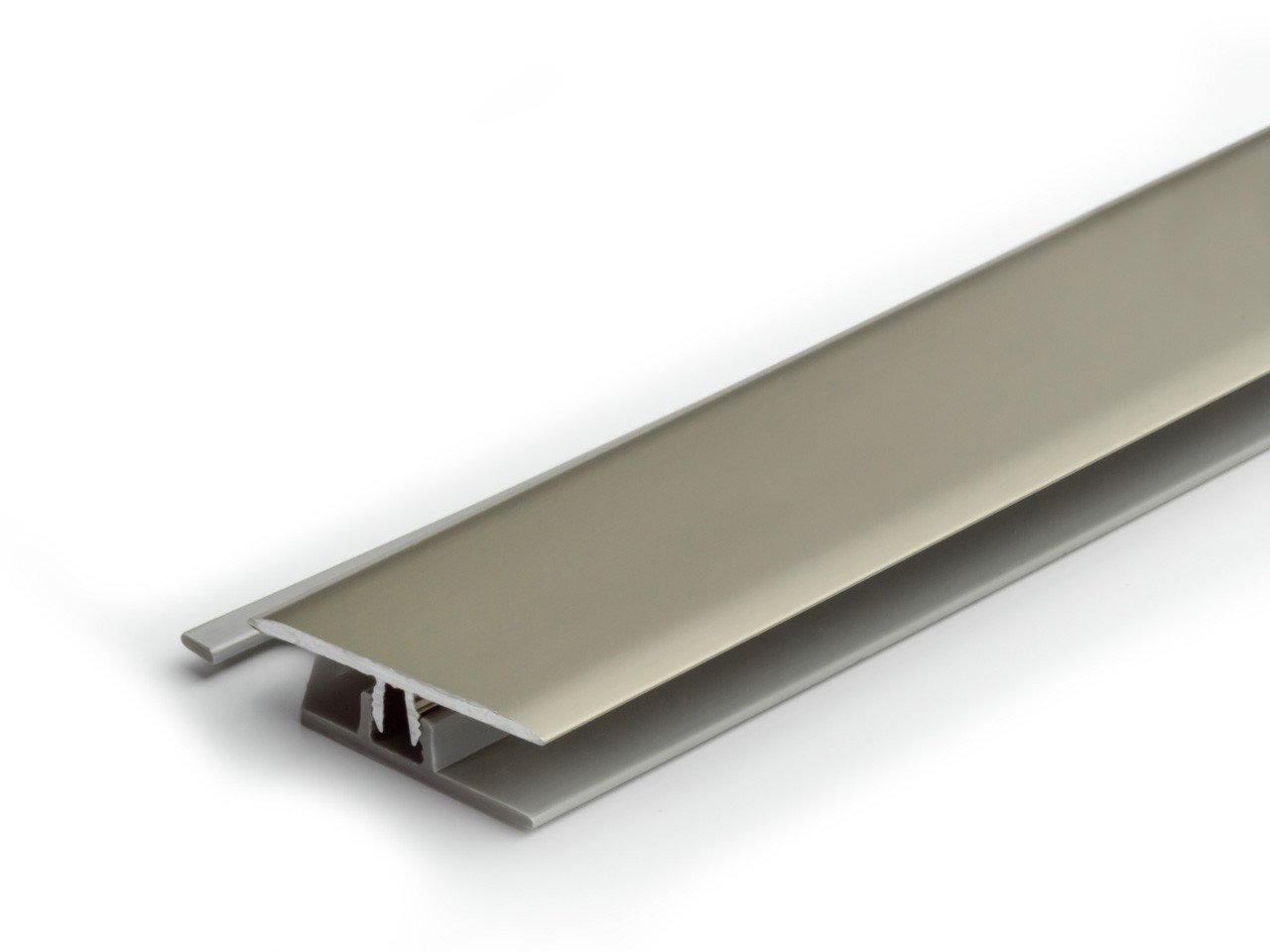 Profilo Coprigiunti Global Lvt Flt Titanio 4-6mm 2,7m-77304