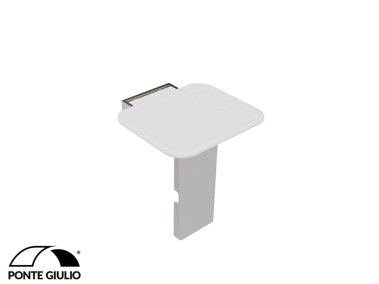 Sedile Doccia Ribaltabile con Gambe Omnia Bianco-77405