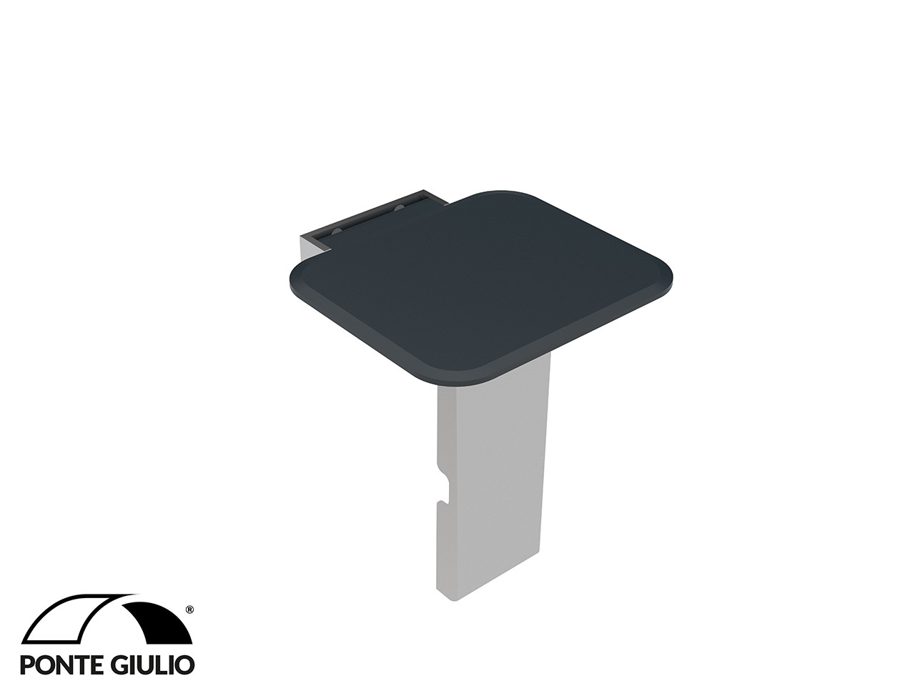 Sedile Doccia Ribaltabile con Gambe Omnia Grafite-77406