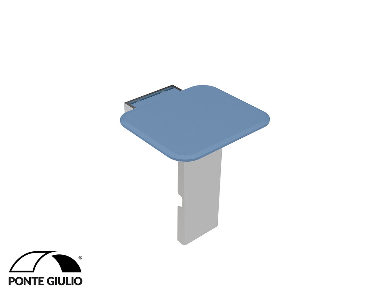 Sedile Doccia Ribaltabile con Gambe Omnia Cielo Artico Scuro-77408