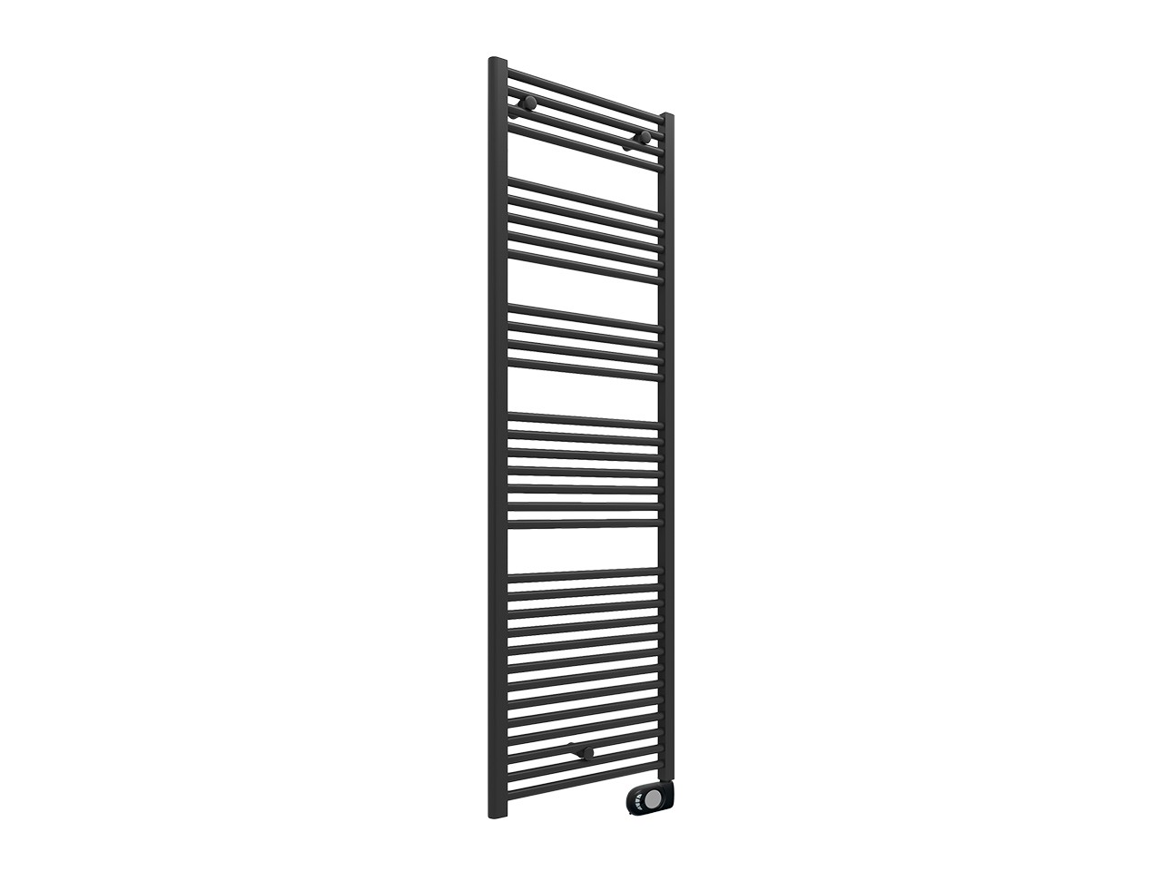 Termoarredo Scaldasalviette Evo Edelweiss 55xH170 cm Nero Opaco-77757