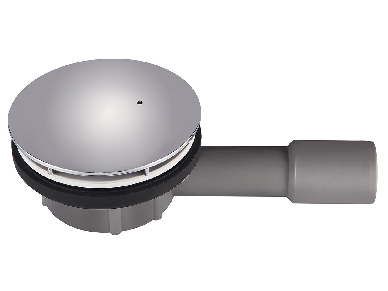 Piletta Doccia Low Round Ø90 mm Ribassata in ABS con Calotta Cromo-79397