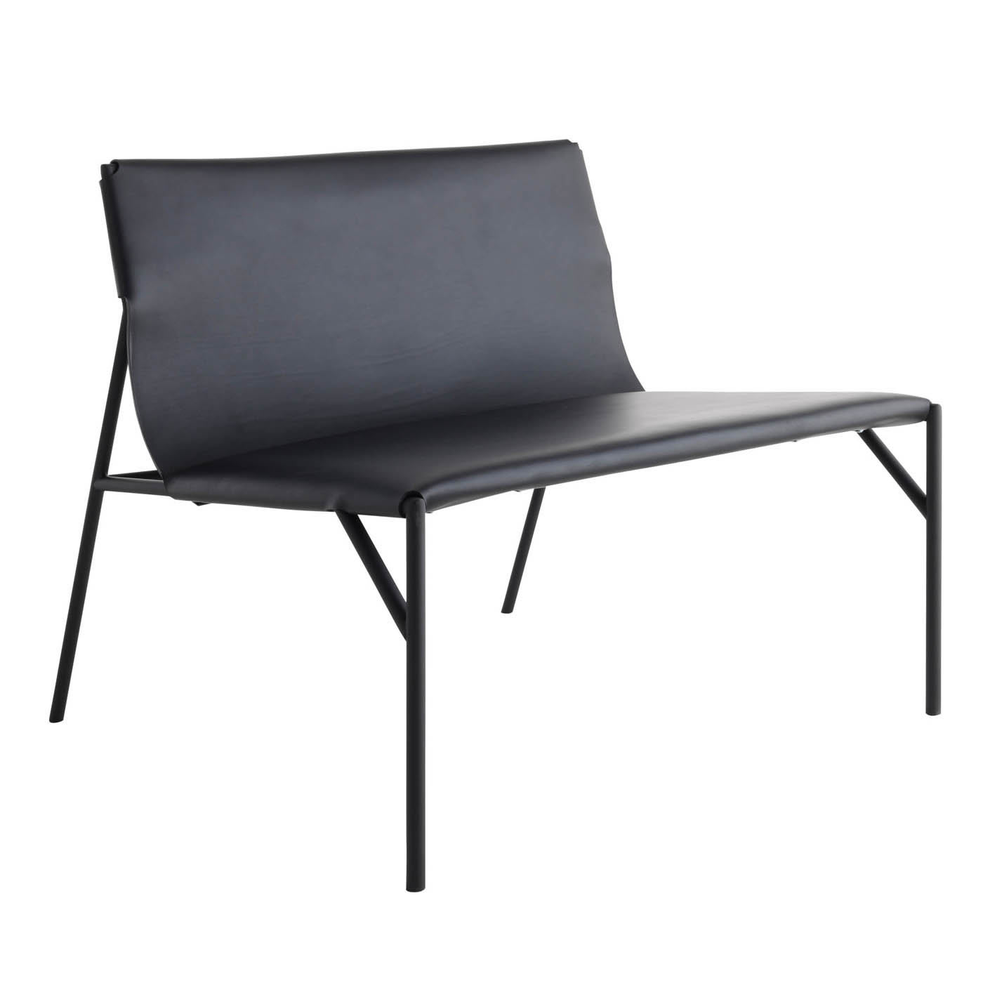 Sedia da salotto nera Tout Le Jour di Marc Thorpe