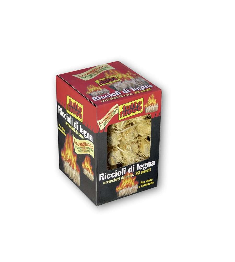Ekla Accendifuoco Tutto Fuoco - Riccioli di Legna Cera Neutri