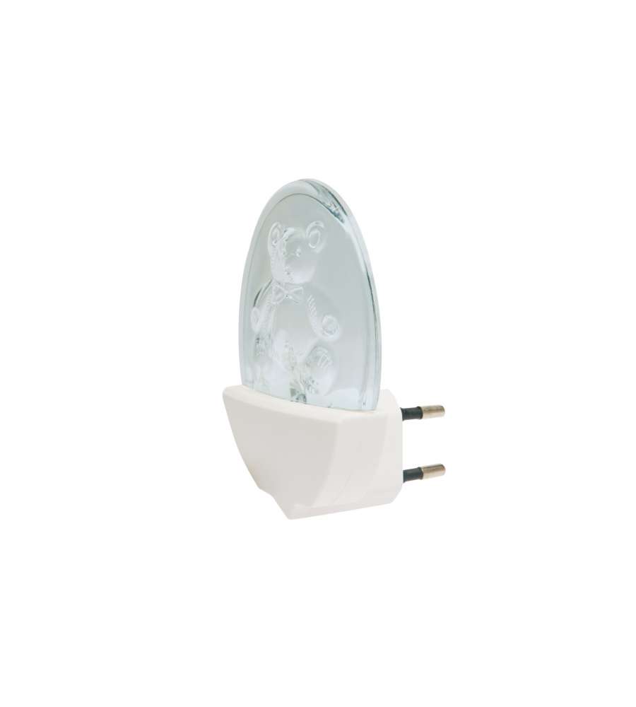 Punto luce notturno con led Azzurro