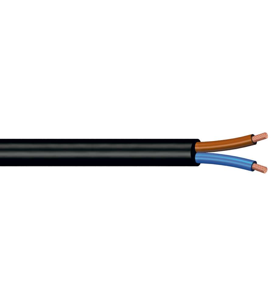 10 m cavo bipolare sezione 2 x 1 mm² Nero
