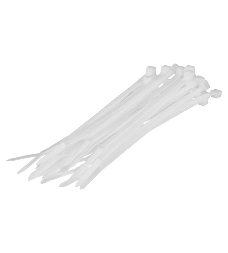 100 Fascette bianche 4,8 x 300 mm