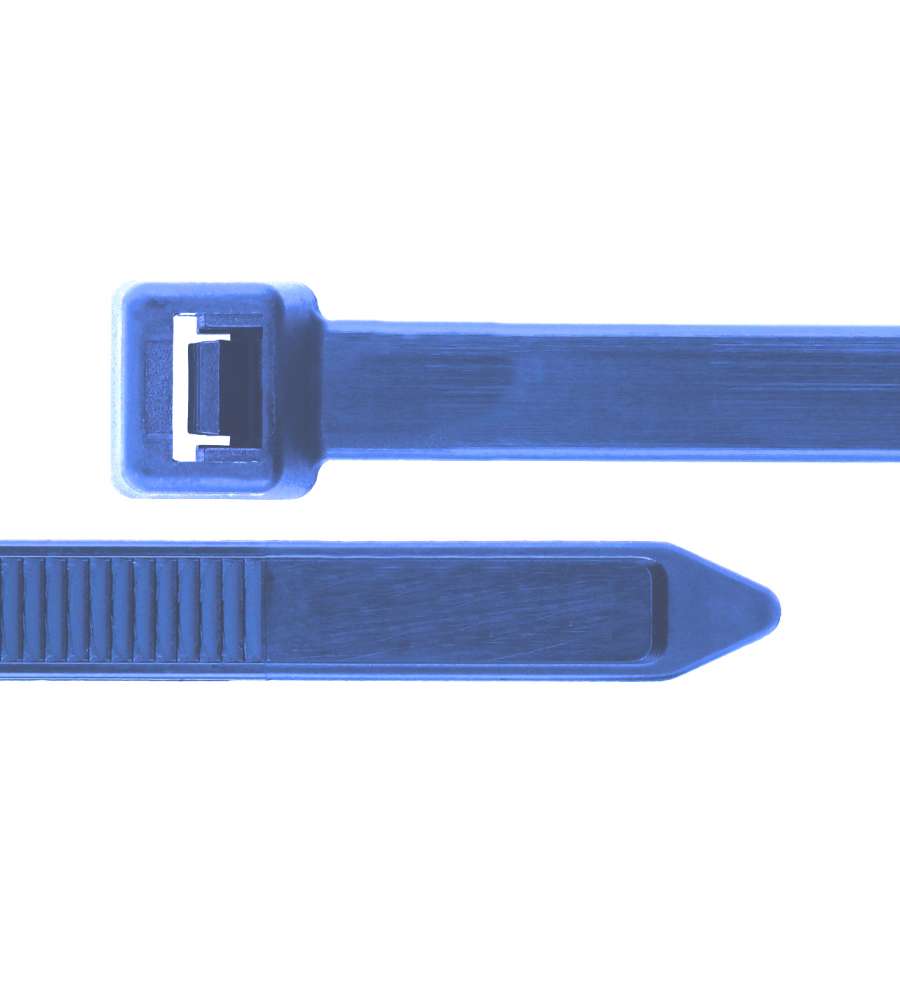 Fascette nylon 6.6 - 3,5 x 200 blu - 100 pz.