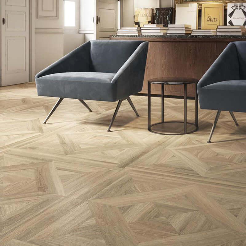 Gres Porcellanato Effetto Legno 90x90 Glam 01 Ricordi - Ceramica Sant'Agostino