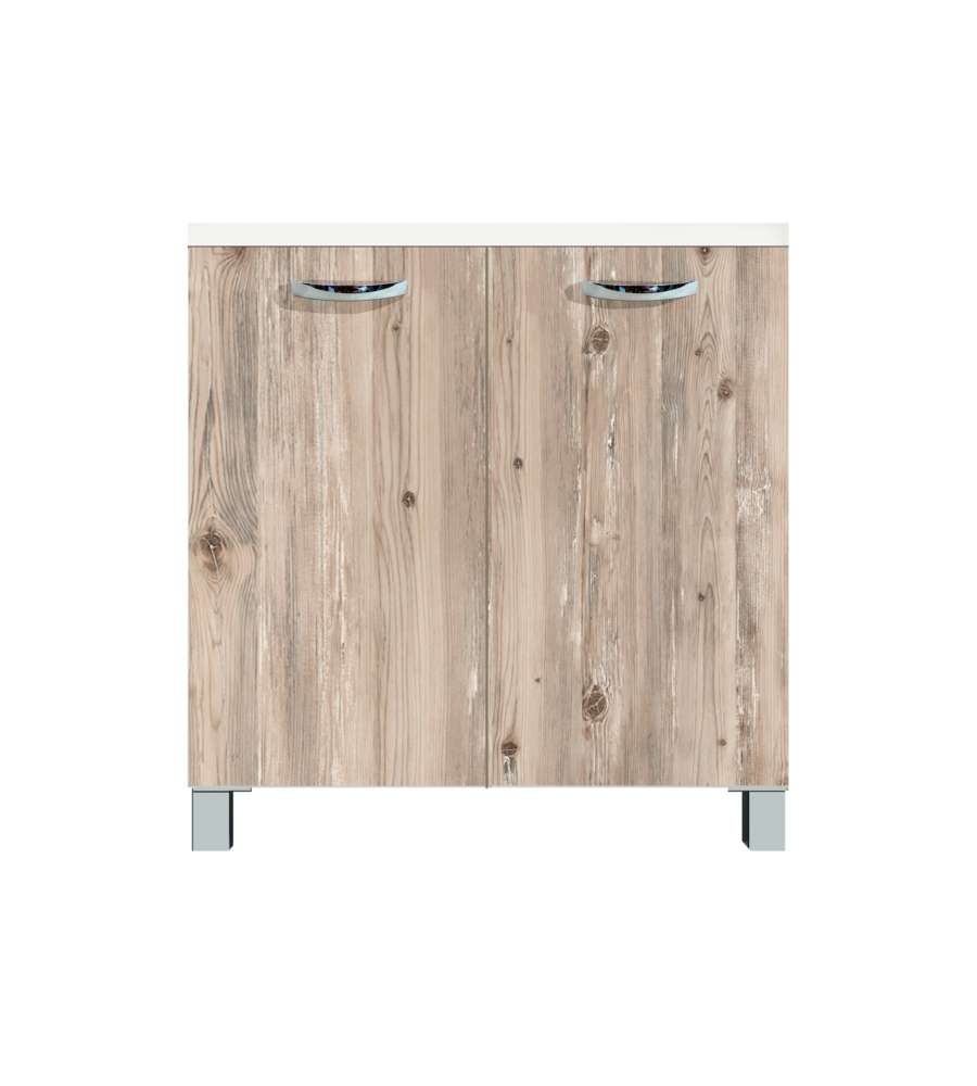 Base Cucina Easy - Colore Node con Ante e Ripiano 80 cm