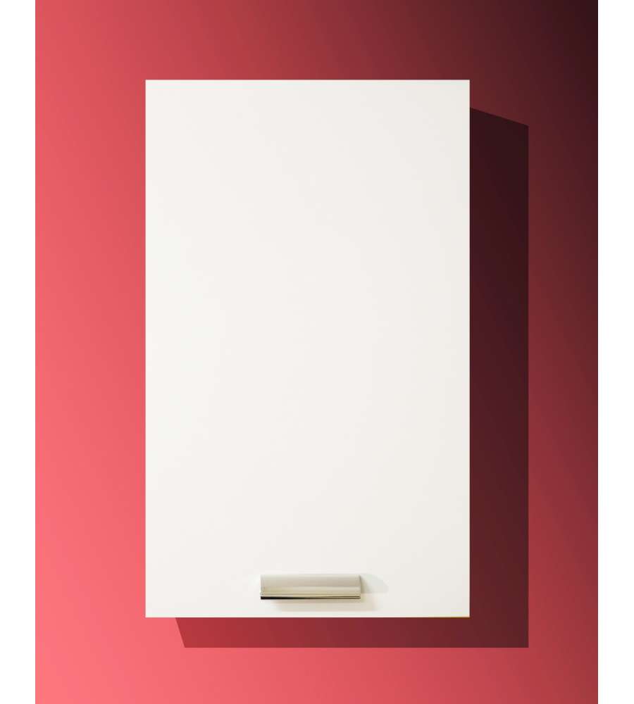 Pensile Cucina Bianco 40x70 cm con Maniglie Cromate e Anta Reversibile