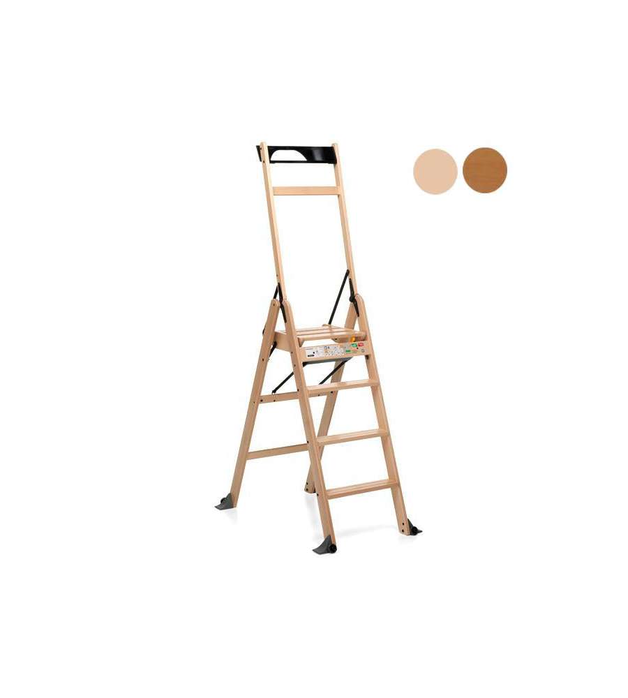 Scala Domestica Lascala 4 gradini Noce Foppapedretti