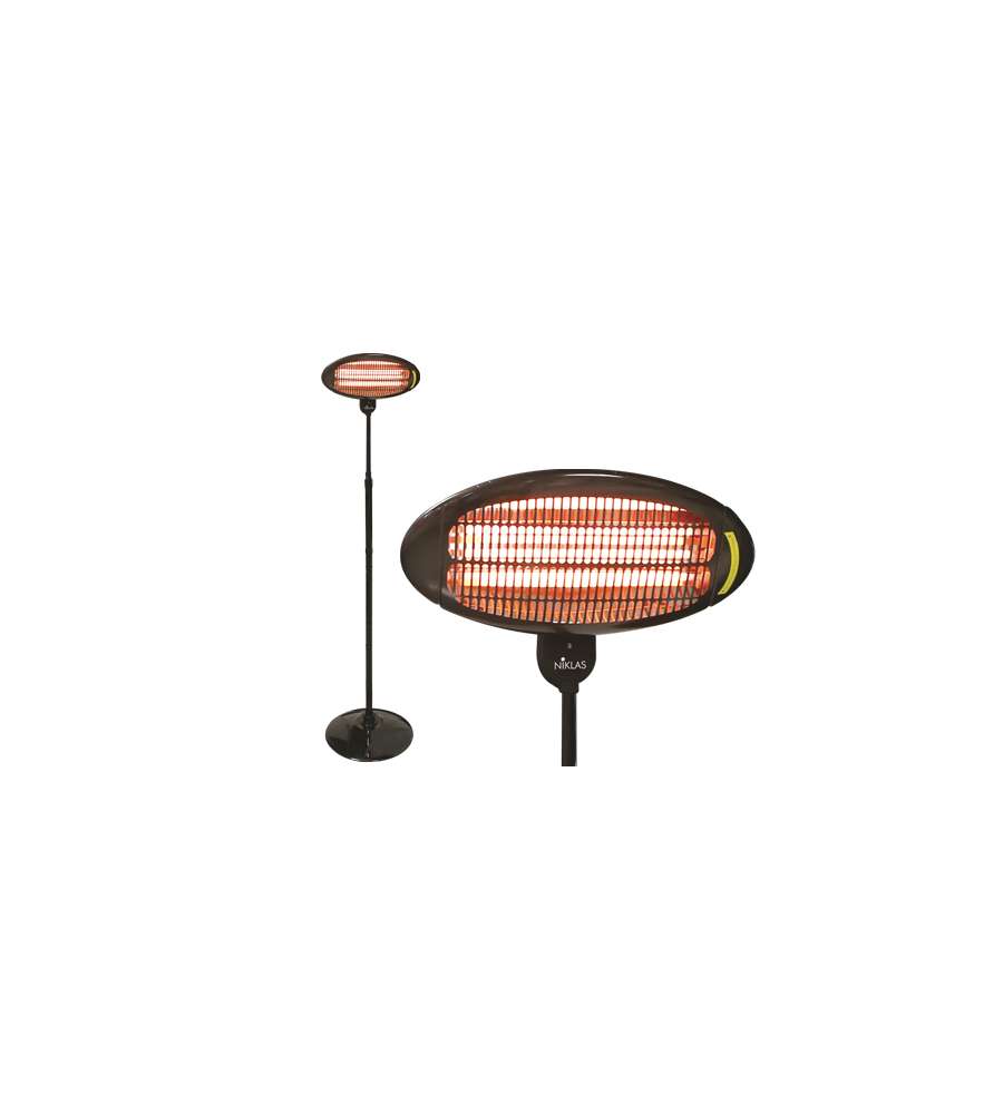 Stufa al Quarzo Niklas Raggio Di Sole Stelo