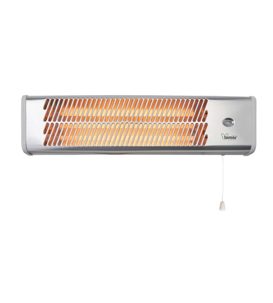 Bimar Stufa al Quarzo a Parete - Ideale Per Ambienti Esterni - 1500W