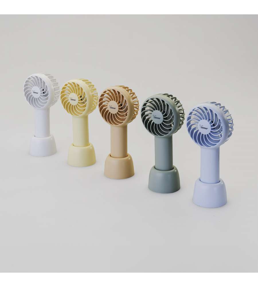 Bimar Mini Ventilatore Portatile - 5 Colori Assortiti