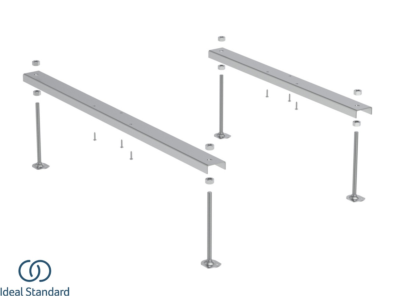 Set di Piedini per Vasca Asimmetrica Ideal Standard® i.Life Finitura Neutro Opaco-80196