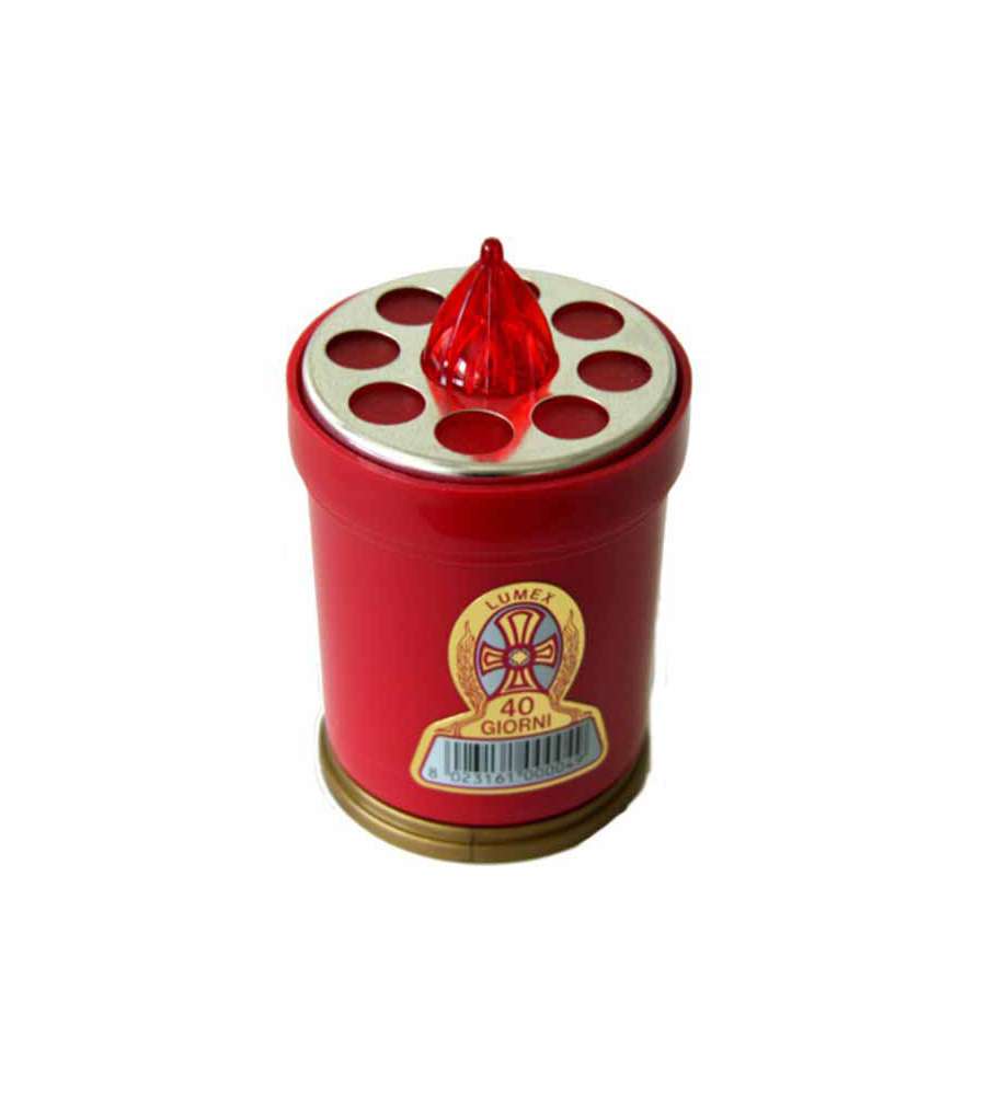 Cero Votivo Lumi Batteria Gg 40 Basic Bianco Ater