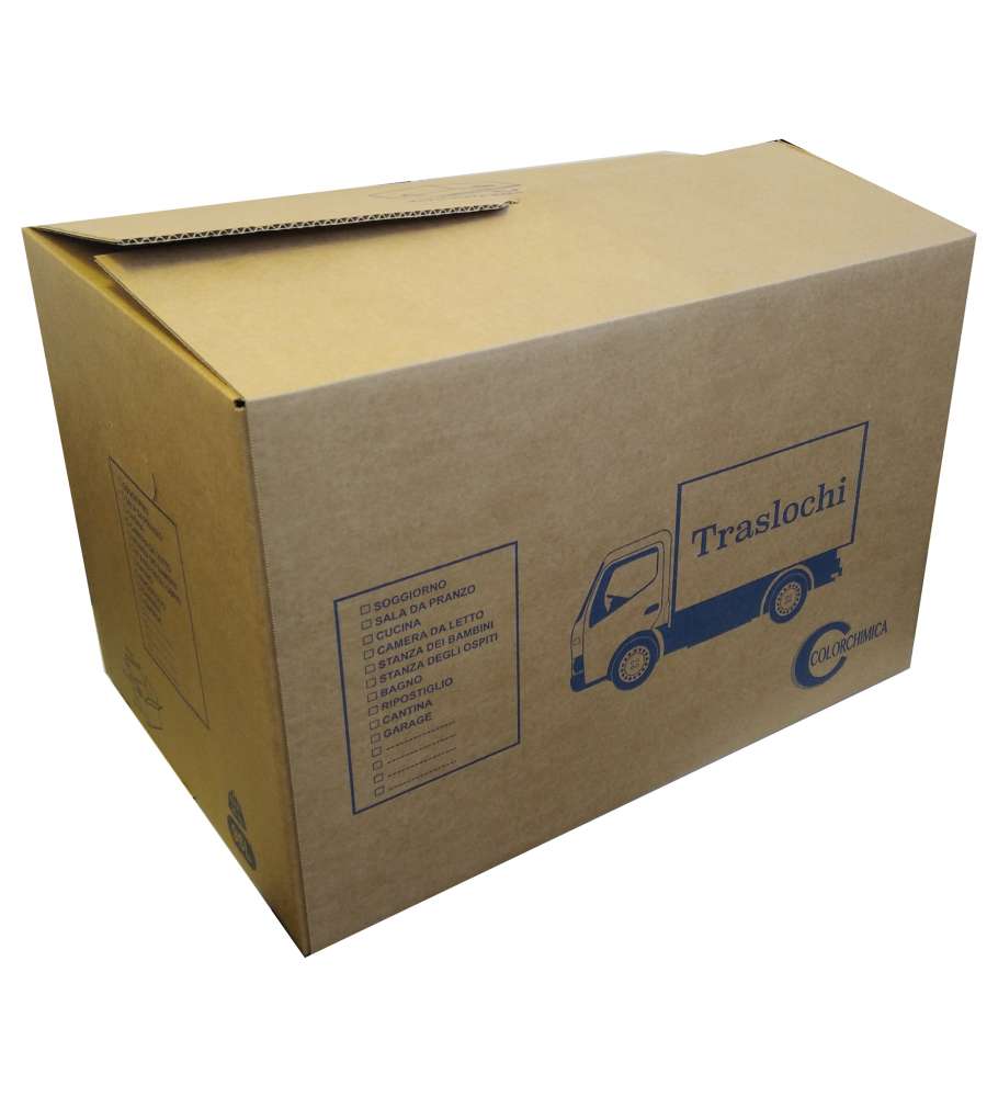 Colorchimica Scatola per Traslochi - Cartone Avana - 60x40x40 cm