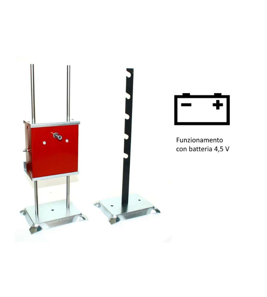 Girarrosto a Batteria - Rosso, Portata 7 kg