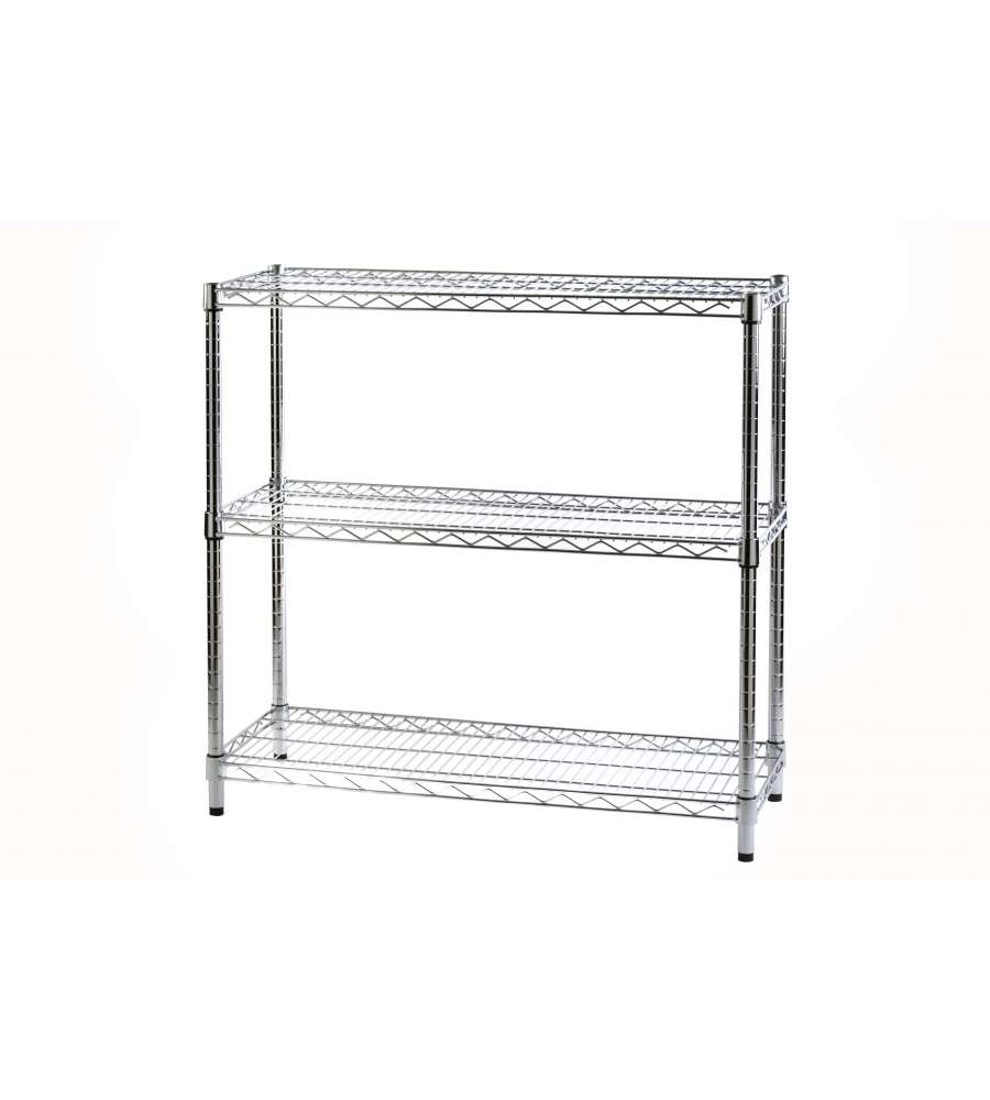 Scaffale 3 Ripiani Cm 36 X 91 X H. 90