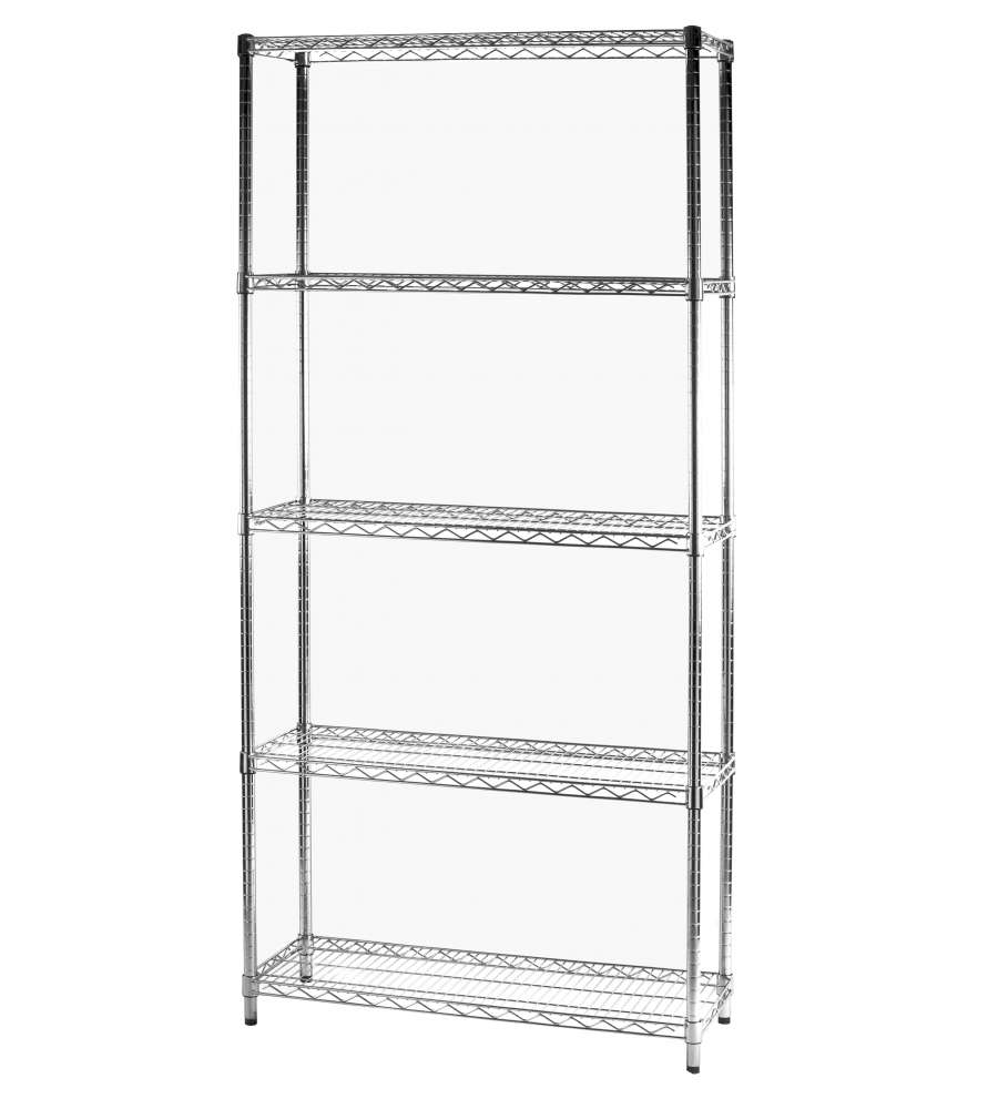 Scaffale 5 Ripiani Cm 36 X 91 X H. 200