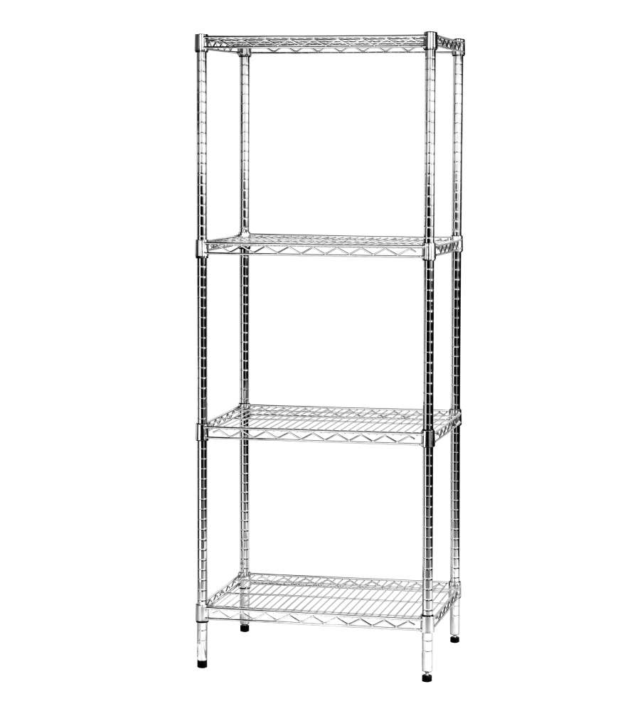 Scaffale 4 Ripiani Cm 46 X 61 X H. 160