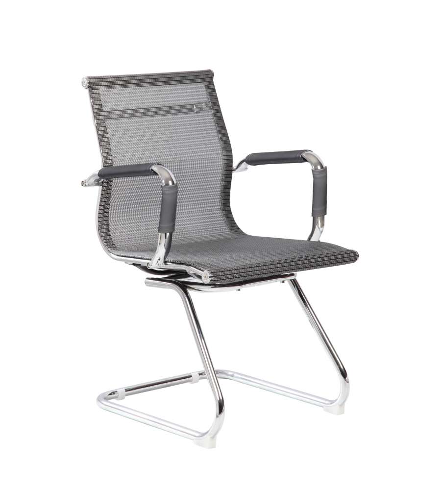 Dallas Poltrona Attesa Con Braccioli - Grigia