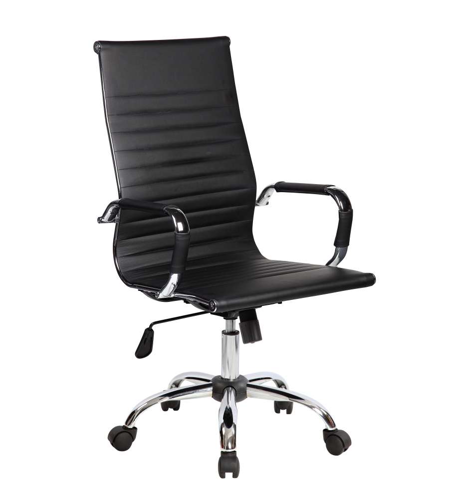 Dallas Poltrona Presidenziale Con Braccioli - Nera